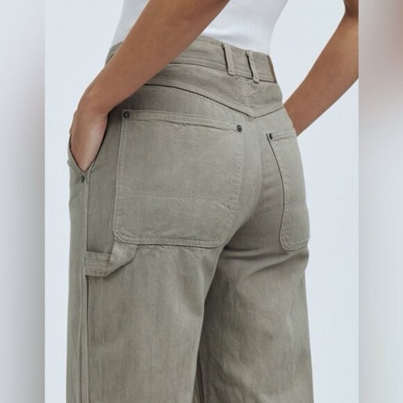 Madewell x MN Dye Studio Perfect Vintage Wide-Leg Carpenter Jean Size 26 - Picture 10 of 12